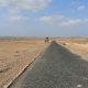 29- La route pavee a travers le desert 